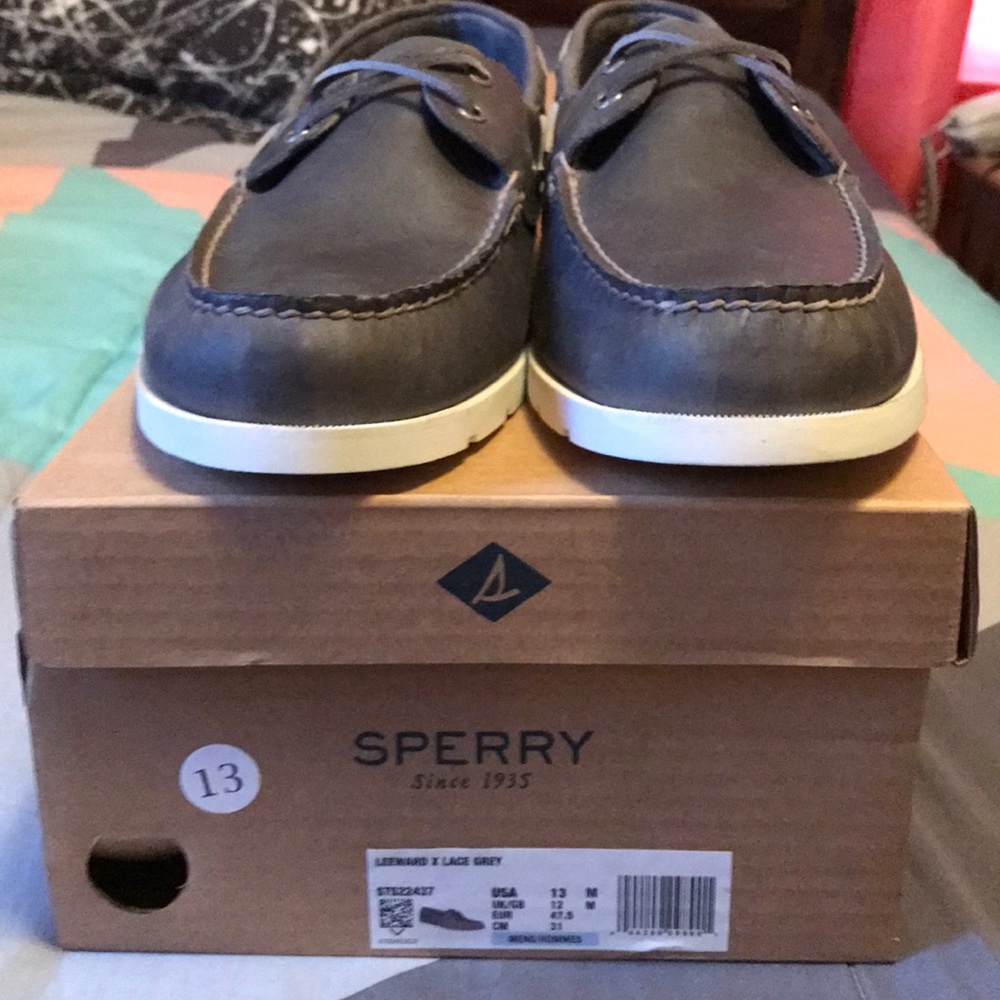 Sperry Men Leeward X Lace Grey